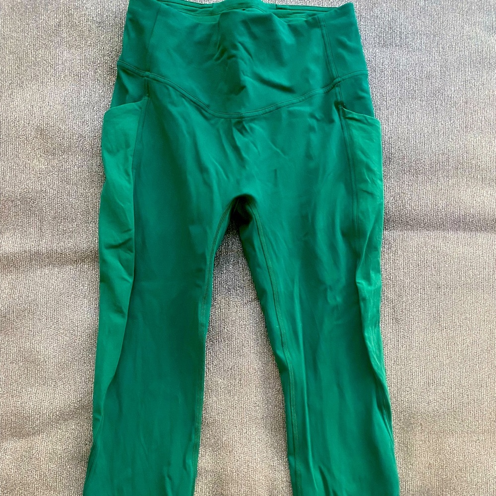 Lululemon All the Right Places Crop II 23” Green Size 8
